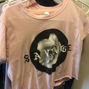 Rue 21 savage crop top